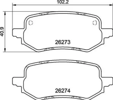 Автозапчасть BREMBO P24237