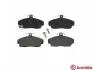 Комплект гальмівних колодок передн, CHRYSLER VOYAGER V HONDA CIVIC VI, CIVIC VII, CONCERTO MG MGR V8, ZR, ZS ROVER 200, 200 II, 25 I, 400, 400 II, 45 I, 800, COUPE, STREETWISE 1.1-3.9 10.86 BREMBO (P28020) зображення 1