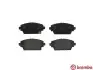 Комплект гальмівних колодок передн, HONDA ACCORD VI, ACCORD VII MG ZR, ZS NISSAN ALMERA TINO, PRIMERA 1.6-2.5 03.97 BREMBO (P28029) зображення 1