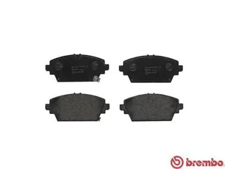 Комплект гальмівних колодок передн, HONDA ACCORD VI, ACCORD VII MG ZR, ZS NISSAN ALMERA TINO, PRIMERA 1.6-2.5 03.97 BREMBO P28029