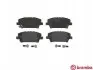 Тормозные колодки, дисковый тормоз.) BREMBO (P28037) изображение 1