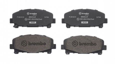 Тормозные колодки, тюнинг BREMBO P28043X