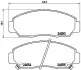 Тормозные колодки дисковые BREMBO (P28047) изображение 1