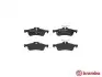 Комплект тормозных колодок задний BREMBO (P28070) изображение 1