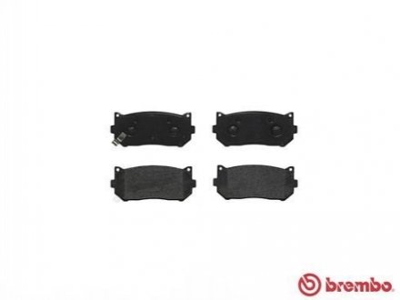 Тормозные колодки, дисковый тормоз.) BREMBO P30008