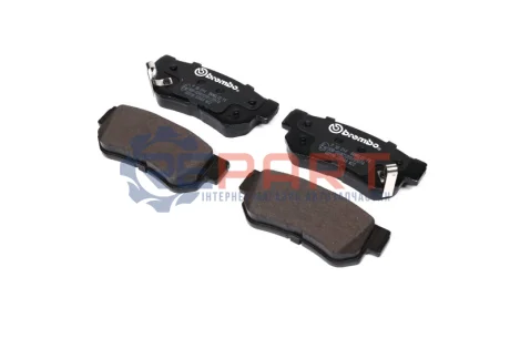 Колодки гальмівні (задні) Hyundai Tucson 2.0 CRDi 04-10 BREMBO P30014 Купити в Україні