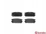 Комплект гальмівних колодок задн, HYUNDAI TERRACAN 2.5D/2.9D/3.5 11.01-12.06 BREMBO (P30021) зображення 1