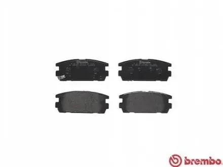 Комплект гальмівних колодок задн, HYUNDAI TERRACAN 2.5D/2.9D/3.5 11.01-12.06 BREMBO P30021