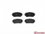 Комплект гальмівних колодок передн, KIA PICANTO II 1.0/1.0LPG/1.2 05.11-03.17 BREMBO (P30053) зображення 1