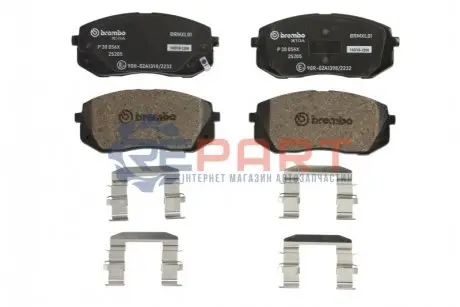 Тормозные колодки, тюнинг BREMBO P30056X