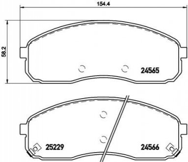 Автозапчастина BREMBO P30058