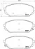 Тормозные колодки ix55.. BREMBO (P30071) изображение 1