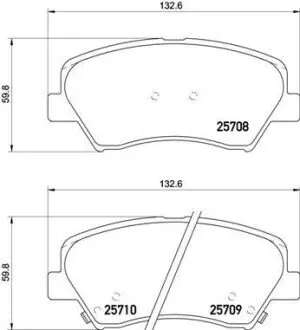 Тормозные колодки XTRA.. BREMBO P30073X