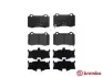 Фото Комплект гальмівних колодок задн, CHEVROLET CAMARO CHRYSLER 300C DODGE CHALLENGER, CHARGER HYUNDAI GENESIS JEEP GRAND CHEROKEE, GRAND CHEROKEE III, GRAND CHEROKEE IV 2.0-Electric 09.04 BREMBO (P30074) зображення 1