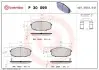 Комплект гальмівних колодок передн, HYUNDAI CRETA, KONA KIA RIO III 1.0-2.0 09.11 BREMBO (P30099) зображення 1