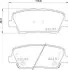Комплект гальмівних колодок задн (з комплектуючими), HYUNDAI EQUUS / CENTENNIAL, GENESIS, GRAND SANTA FÉ, SANTA FE IV, SANTA FÉ II, SANTA FÉ III KIA BORREGO, QUORIS I, SORENTO II 2.0-5.0 03.06 BREMBO (P30105) зображення 1