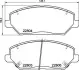Тормозные колодки дисковые BREMBO (P30 110) изображение 1