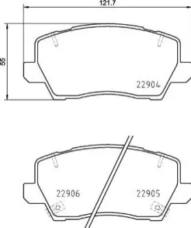 Автозапчасть BREMBO P30114