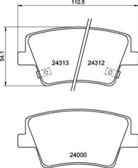 Автозапчасть BREMBO P30117