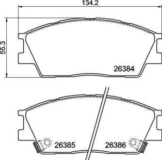 Автозапчасть BREMBO P30126