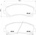 Тормозные колодки ISUZU D-MAX BREMBO (P34007) изображение 1