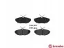 Комплект гальмівних колодок задн, FORD USA THUNDERBIRD JAGUAR S-TYPE II, XJ LINCOLN LS 2.5-4.2 05.98 BREMBO (P36 013) зображення 1