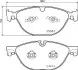 Тормозные колодки JAGUAR F BREMBO (P36029) изображение 1