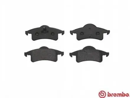 Комплект гальмівних колодок задн (із замком), JEEP CHEROKEE, GRAND CHEROKEE II 2.5-4.7 01.88-09.05 BREMBO P37006