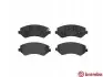 Тормозные колодки, дисковый тормоз.) BREMBO (P37007) изображение 1
