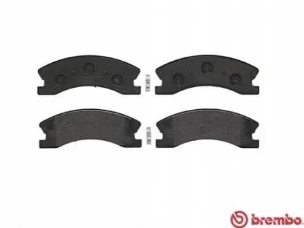 Комплект гальмівних колодок передн, JEEP GRAND CHEROKEE II 2.7D-4.7 09.98-09.05 BREMBO P37008