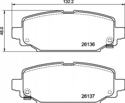 Автозапчастина BREMBO P37026 (фото 1)