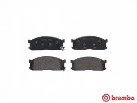 Комплект гальмівних колодок передн, FORD ECONOVAN KIA BESTA, BONGO, K2500, K2700 MAZDA E 1.4-2.9D 01.83 BREMBO P49010