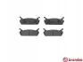 Тормозные колодки, дисковый тормоз.) BREMBO (P49015) изображение 1