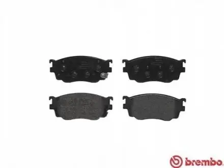 Комплект гальмівних колодок передн, ISUZU IMPULSE MAZDA 6, 626 V, PREMACY 1.6-2.0D 01.90-08.07 BREMBO P49026