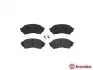 Комплект гальмівних колодок передн, MAZDA 323 F VI, 323 S VI 1.3-1.6 09.98-05.04 BREMBO (P49027) зображення 1