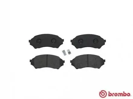 Комплект гальмівних колодок передн, MAZDA 323 F VI, 323 S VI 1.3-1.6 09.98-05.04 BREMBO P49027
