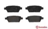 Комплект гальмівних колодок задн, FORD USA FUSION MAZDA 323 F V, 6 1.8-2.5 08.94-07.13 BREMBO (P49 051) зображення 1