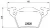 Тормозные колодки дисковые BREMBO (P50032) изображение 1