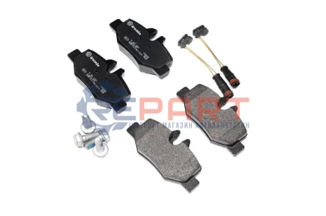 Колодки гальмівні (задні) MB Vito/Viano (W639) 03- (+датчики) BREMBO P50051 Купити в Україні