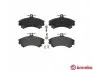 Комплект гальмівних колодок передн, BAIC SENOVA X25 MITSUBISHI CARISMA, COLT, COLT CZC VI, COLT VI SMART FORFOUR 1.1-1.9D 07.95 BREMBO (P50055) зображення 1