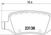 Гальмівні колодки, дискове гальмо (набір) BREMBO P50058 (фото 1)