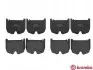 Тормозные колодки дисковые BREMBO (P50062) изображение 1