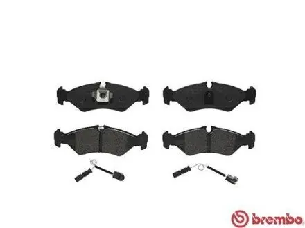 Комплект гальмівних колодок задн, MERCEDES SPRINTER 2-T (B901, B902) VW LT 28-35 II, LT 28-46 II 2.1D-2.9D 01.95-07.06 BREMBO P50081