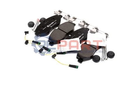 Колодки тормозні (передні) MB Sprinter (906,907,910)/VW Crafter 06-/MB Vito (W639) 03-/(W447) 14- BREMBO P50085 Купити в Україні