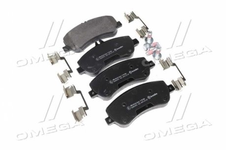 Тормозные колодки дисковые BREMBO P50086 (фото 1)