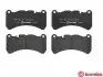 Тормозные колодки дисковые BREMBO (P50 092) изображение 1