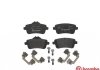 Тормозные колодки дисковые - BREMBO P50 101 (0064203520, 0064206320, 0074208620) P50101