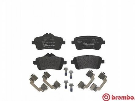 Гальмівні колодки дискові - P50 101 (0064203520, 0064206320, 0074208620) BREMBO P50101