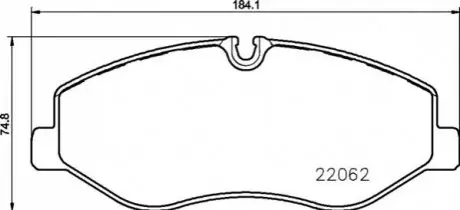 Тормозные колодки дисковые BREMBO P50129