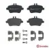 Комплект тормозных колодок задний BREMBO (P50140) изображение 1